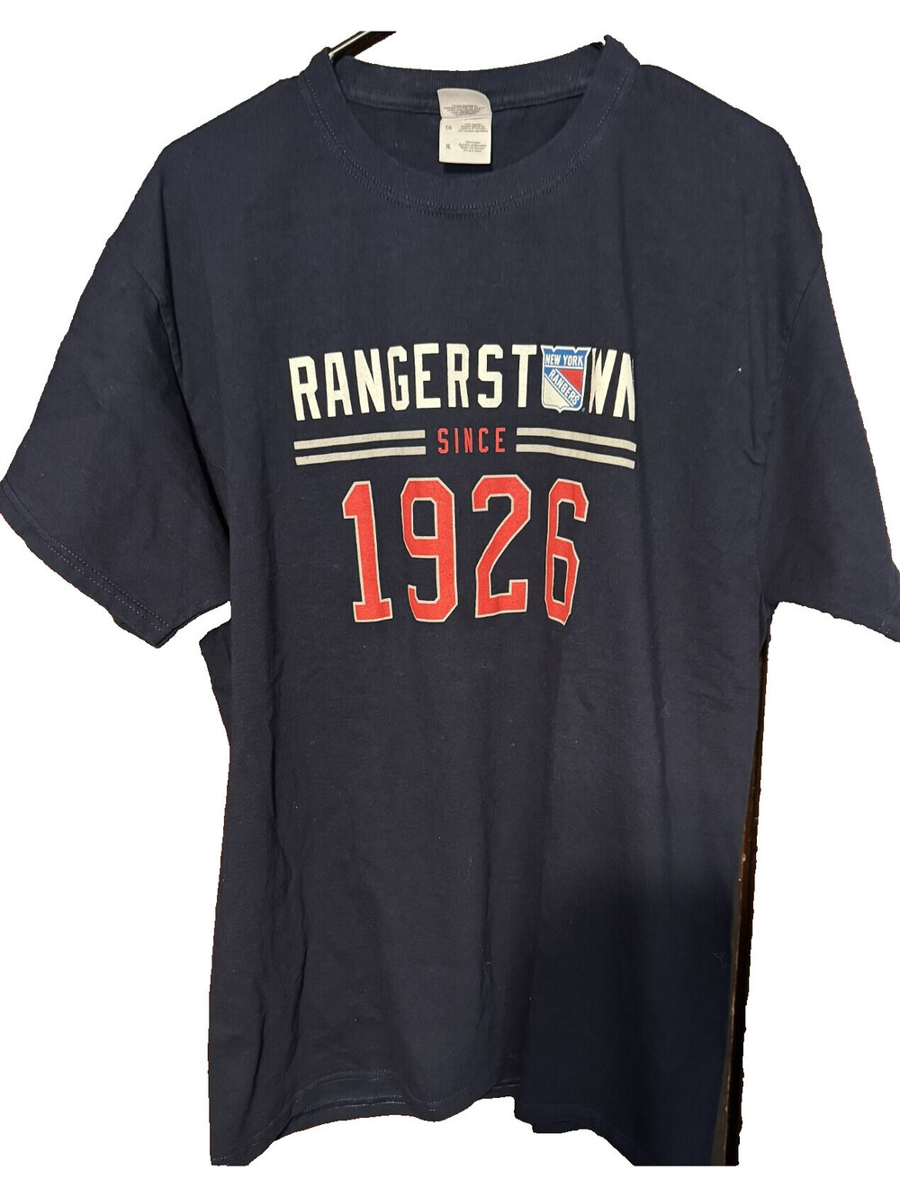 New York Rangers Rangers Town T-shirt Blue Men's Size XL